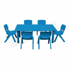 塑料桌椅系列YH057-2超豪华型幼儿塑料桌椅(带升降)