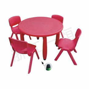 塑料桌椅系列YH057-4小圆桌(全塑)
