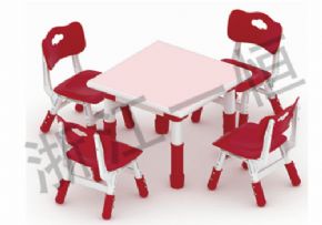 塑料桌椅系列豪华正方形包边桌