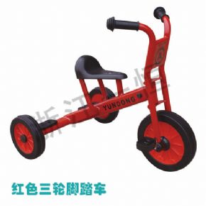 Children's car series红色三轮脚踏车