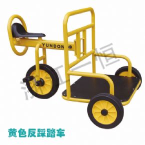 Children's car series黄色反踩踏车