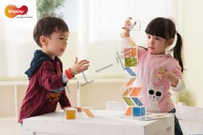 Creative interaction seriesTreasure building blocks - space concept