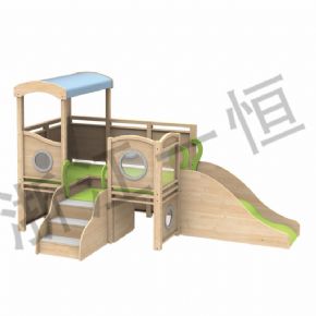 Climbing drillYoung children adventure slide