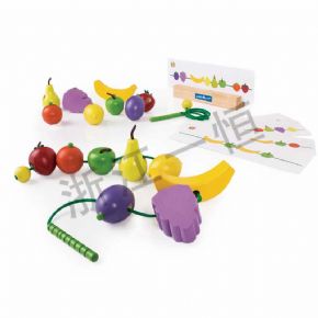 Wear classFruit counting threading toy