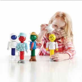 Fighting classMagnetic Stick Puzzle Building Blocks - Professional Dolls