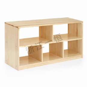 Storage shelf61 cm 5 grid storage shelf - acrylic back panel