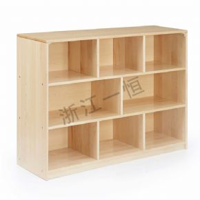 Storage shelf92 cm 8 grid storage shelf - wooden back panel