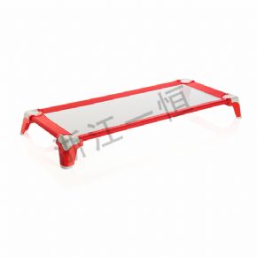 Bed + bed matLuxury children's mesh stacking bed - red