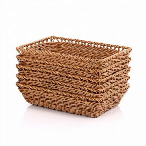 Storage accessoriesShallow mouth hand-knitted basket (5 sets)