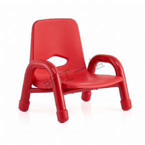 Table + chairThick leg stacking chair - red