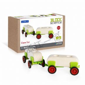 Construction seriesBuilding block science car set