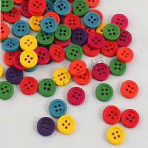 Art materials13mm 混色小木扣