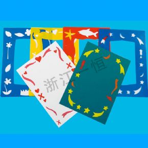 美术工具类A4 边界模板