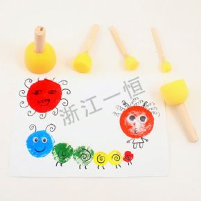 美术工具类蘑菇点点刷