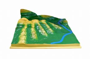 生物及医疗模型34015 等高线地形图判读模型